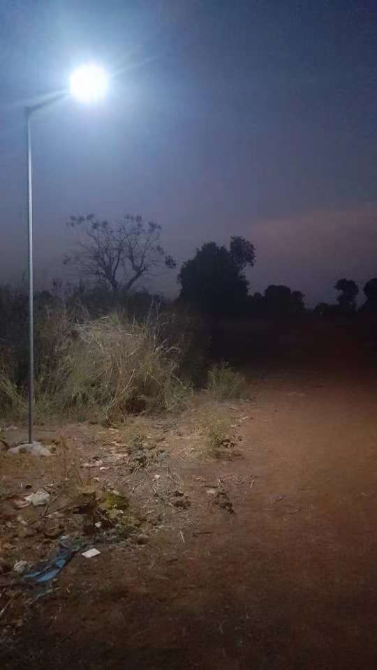 YC Solarlight LED street lights in Guinea YC Solarlight LED street lights in Guinea