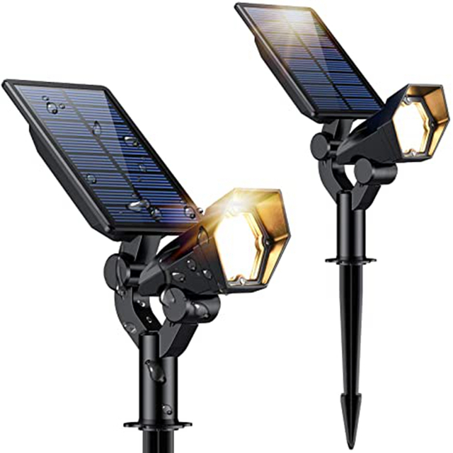 Solar Garden Lamp with 6 LED Bleads