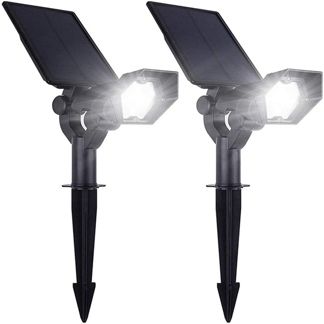 2-in-1 Adjustable LED Solar Garden Light