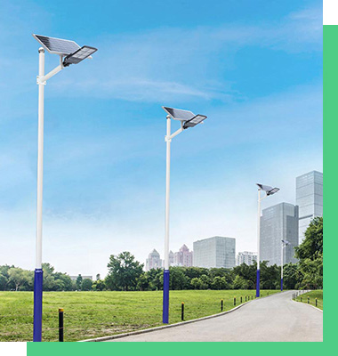 solar street light use for park